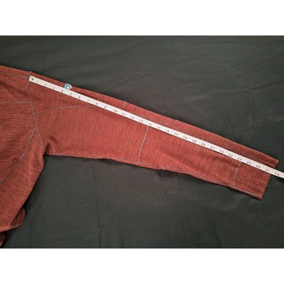 KUHL Men’s Ryzer 1/4 Zip Pullover Deep Red Mid-layer Long Sleeve Size 2XL - Picture 5 of 8